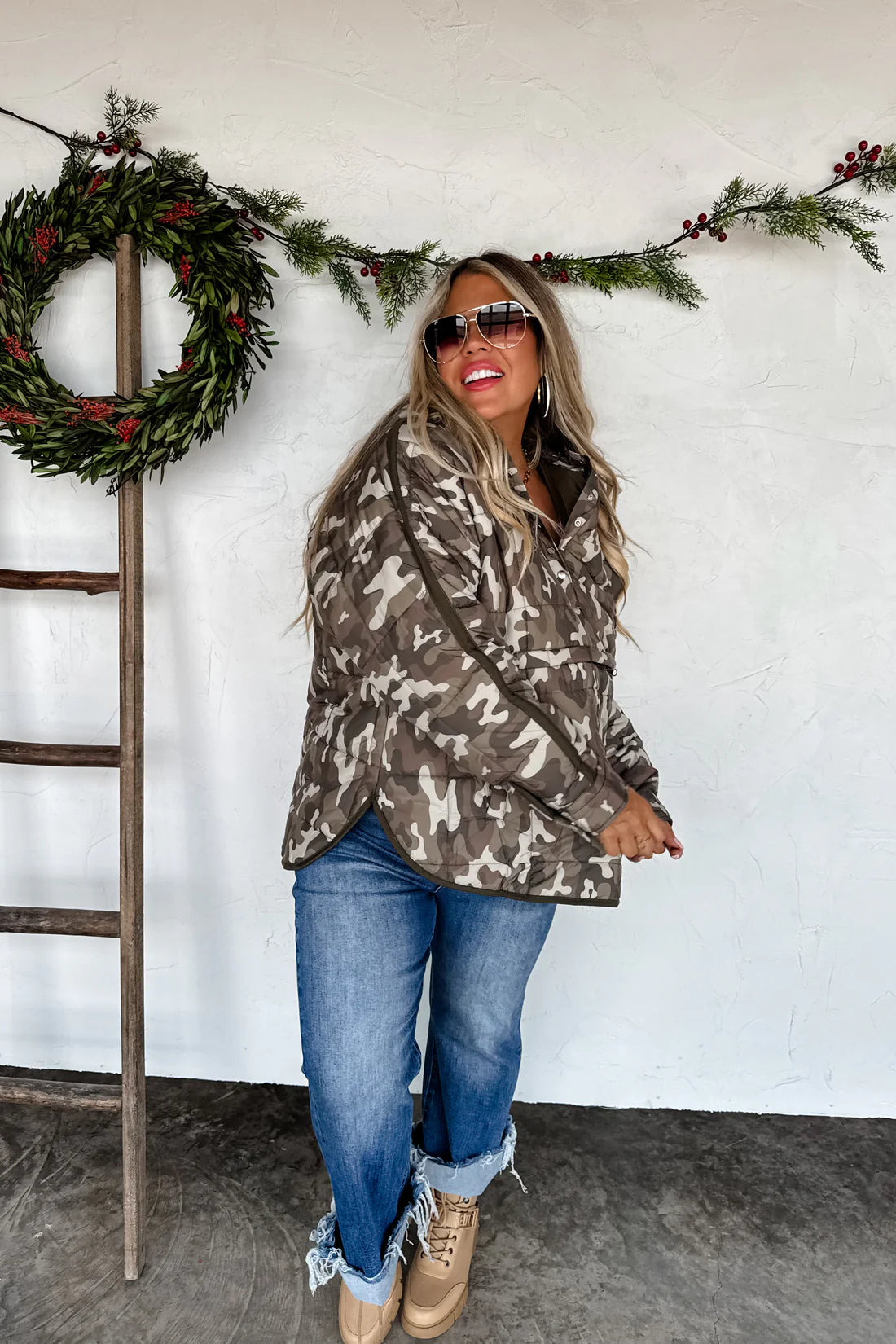 Camo // Animal Jenna Hooded Puffer Preorder eta Nov