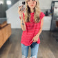 Etta Striped Cap Sleeve Top