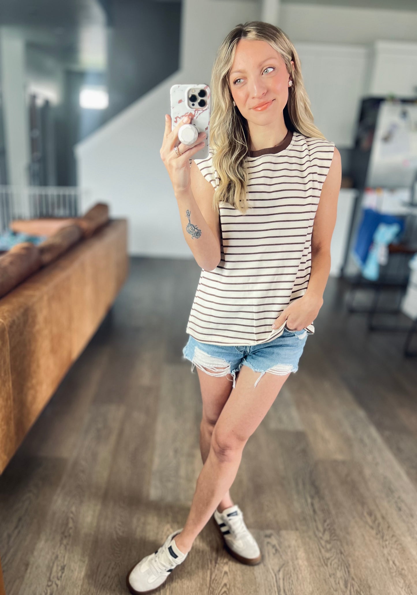 SHIPS FREE TODAY // Boardwalk Stripe Tank