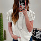 It is What it is Double Ruffle Top