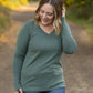 Leah Long Sleeve Top - Green