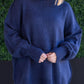 IN STOCK Aurora Cozy Sweater - Navy