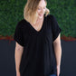 Sierra Pocket Top - Black