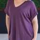 Sierra Pocket Top - Plum