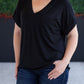 Sierra Pocket Top - Black