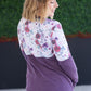Natalie Pullover - Burgundy Bloom and Plum