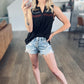 Bree Embroidered Top in Black