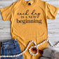 DEAL OF THE DAY// Each Day is a New Beginning Tee // special pricing