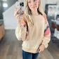 French Beige Aztec Pullover