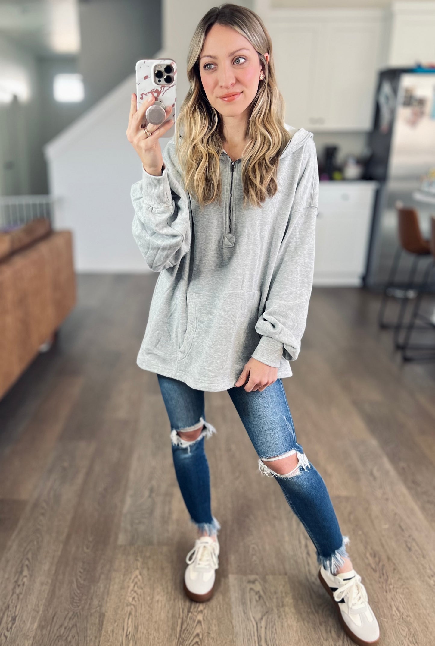 Relaxed Halfzip Hoodie