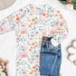 Blair Long Sleeve Top - Watercolor Floral