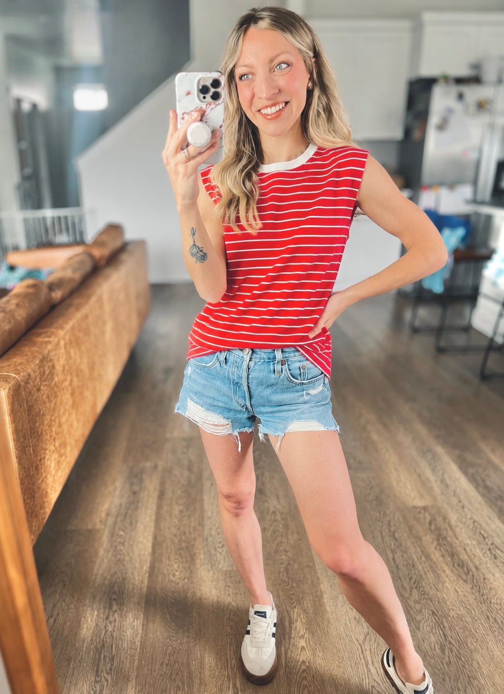 SHIPS FREE TODAY // Boardwalk Stripe Tank