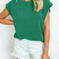 Must Be Ribbed Cap Sleeve Top