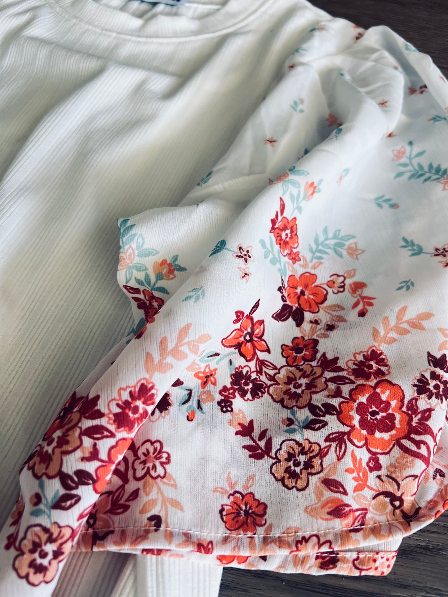 *free ship today* Macy Spring Floral Top