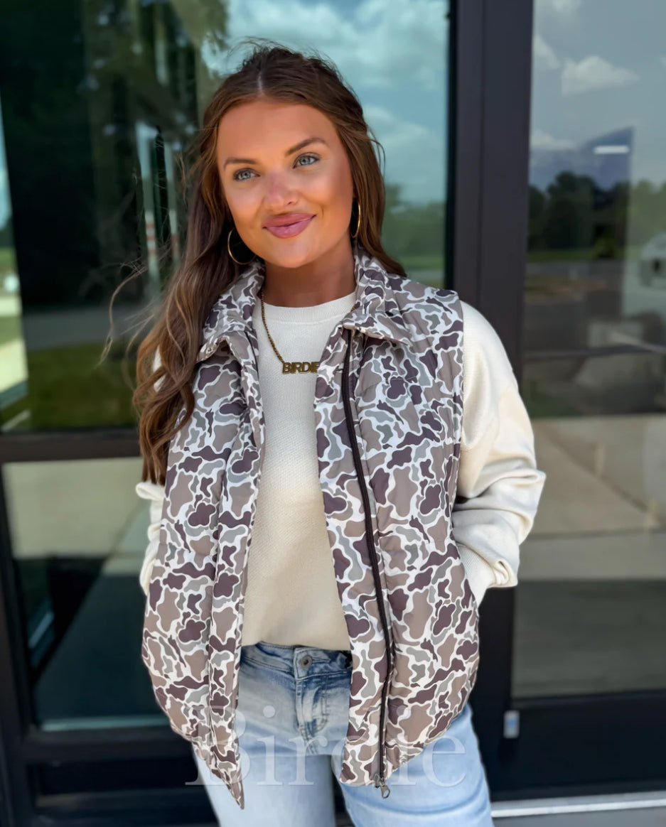 Duck Camo Puffer Vest Preorder