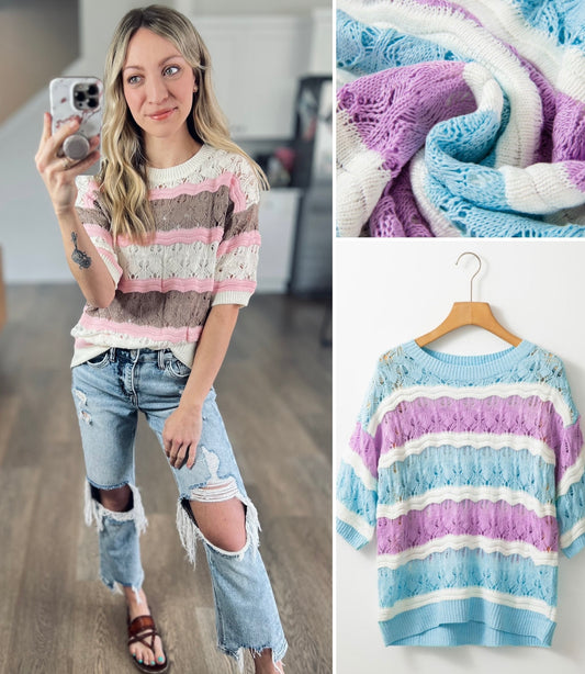Avalon Hollow Knit Sweater