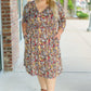 Taylor Dress - Mocha Floral FINAL SALE