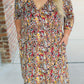 Taylor Dress - Mocha Floral FINAL SALE