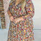 Taylor Dress - Mocha Floral FINAL SALE