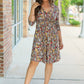 Taylor Dress - Mocha Floral FINAL SALE