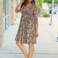 Taylor Dress - Mocha Floral FINAL SALE