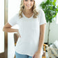 Sophie Pocket Tee - White