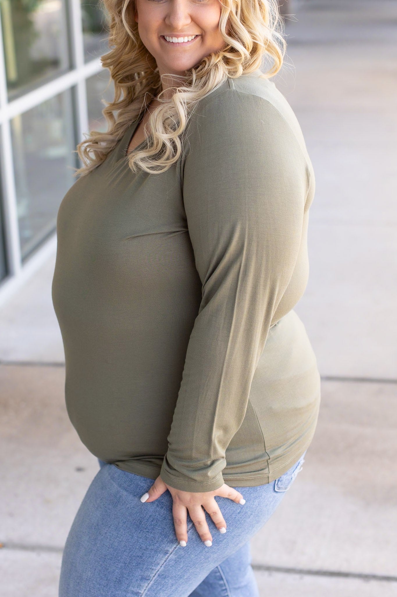 Larissa Long Sleeve - Olive