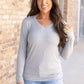 Larissa Long Sleeve - Light Grey | Women's Top