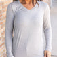 Larissa Long Sleeve - Light Grey