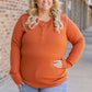 Harper Long Sleeve Henley - Pumpkin