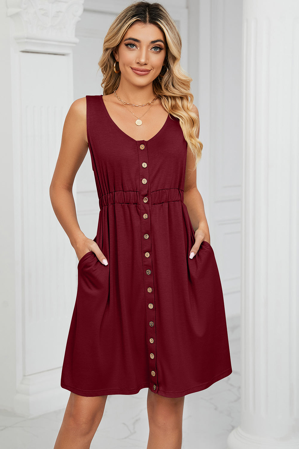 Elise Button Down Dress