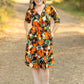 Taylor Dress - Bold Olive Floral FINAL SALE