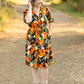 Taylor Dress - Bold Olive Floral FINAL SALE