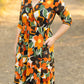 Taylor Dress - Bold Olive Floral FINAL SALE