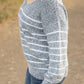 Cozy Striped Sweater - Black