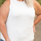 Tara Ribbed Tank - White