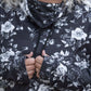 Soft Funnel Neck - Black Floral