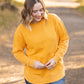 Vintage Wash Pullover - Mustard