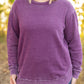 Vintage Wash Pullover - Purple