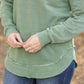 Vintage Wash Pullover - Sage