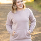 Vintage Wash Pocket Pullover - Blush Pebble