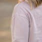 Vintage Wash Pocket Pullover - Blush Pebble