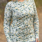 Blair Long Sleeve Top - Green Floral