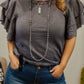 It is What it is Double Ruffle Top