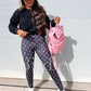 PREORDER: Black & White Polka Dot Sculpt Legging // eta May-June