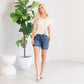 High Rise Bermuda Flap Pocket Shorts - Judy Blue