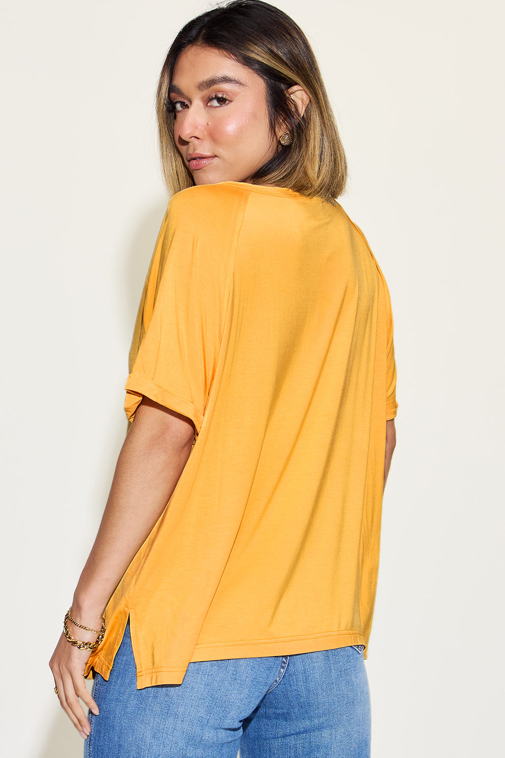 Basics Bamboo V-Neck Top