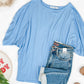 Darcy Dolman Top - Sky Blue