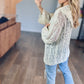 Cassidy Hooded Cardigan in Cream