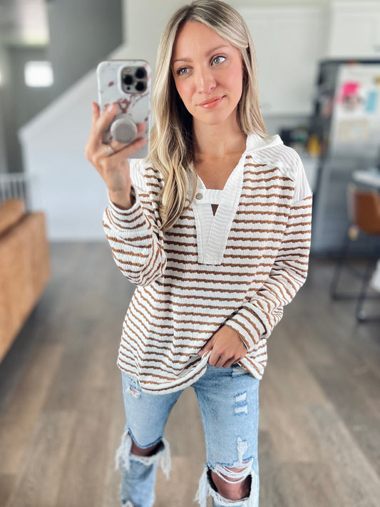 Kimber Stripe Hoodie